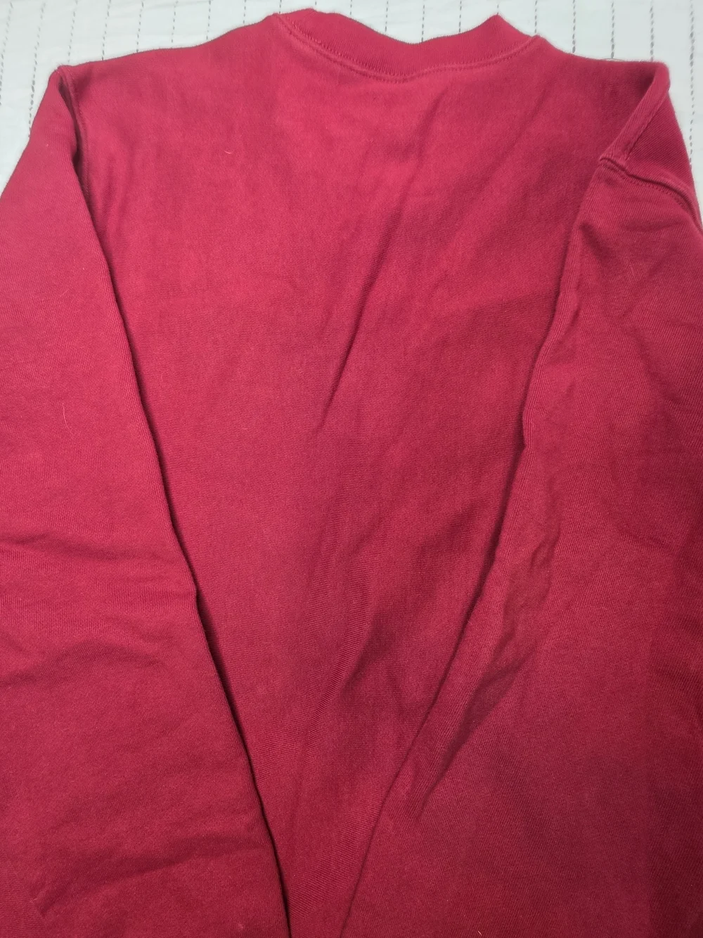 J. Crew Heritage Cotton Crewneck Sweatshirt Maroon Red - XL Tall - BJ448